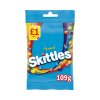 Skittles Vegan Chewy Sweets Tropical Fruit Flavoured Treat Bag 109g