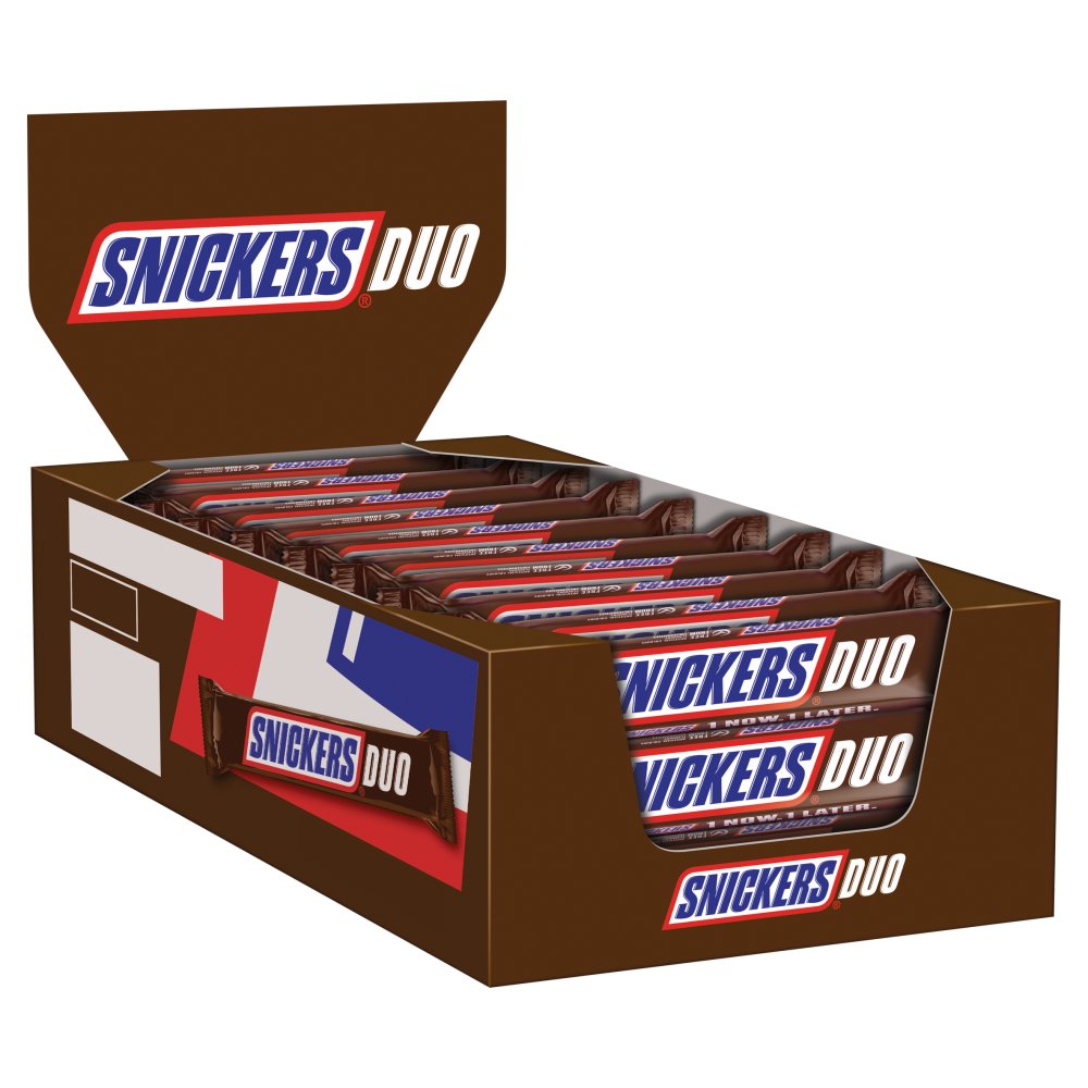 Snickers Milk Chocolate Bar Duo 83.4g 83.4g × 32 × 1
