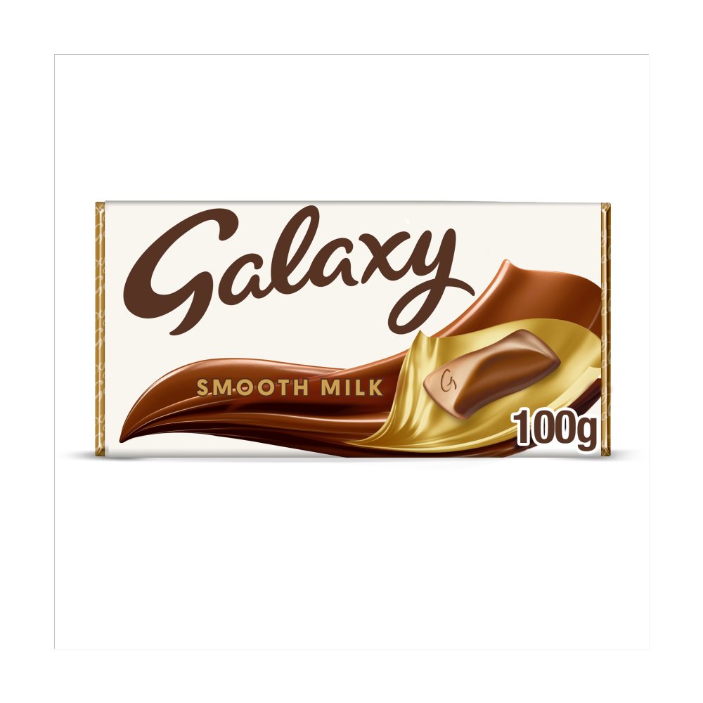 Galaxy Smooth Milk Chocolate Bar 100g 100g × 24 × 1