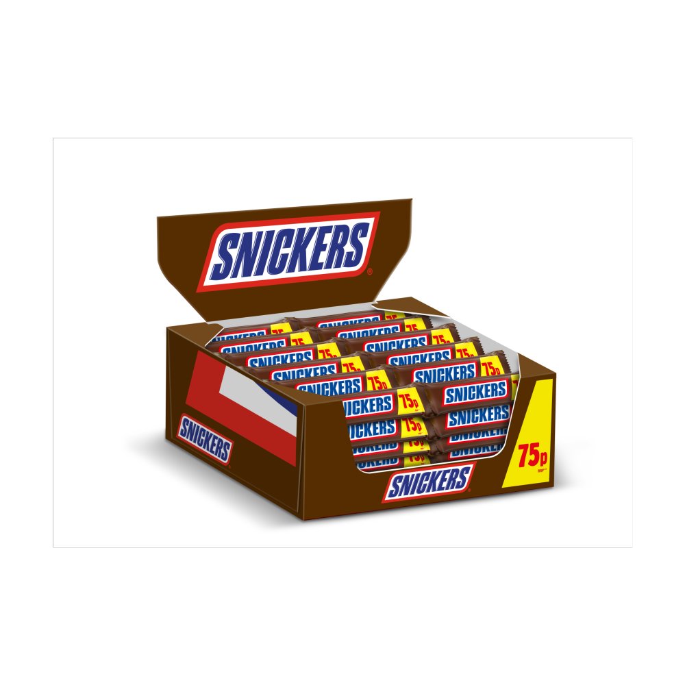 Snickers Milk Chocolate Bar 48g PMP £0.75 48g × 48 × 1