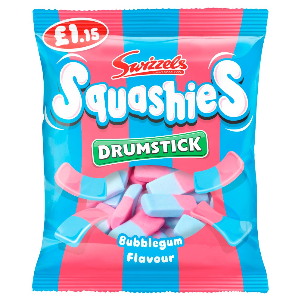 Swizzels Drumstick Squashies Bubblegum Flavour 120g