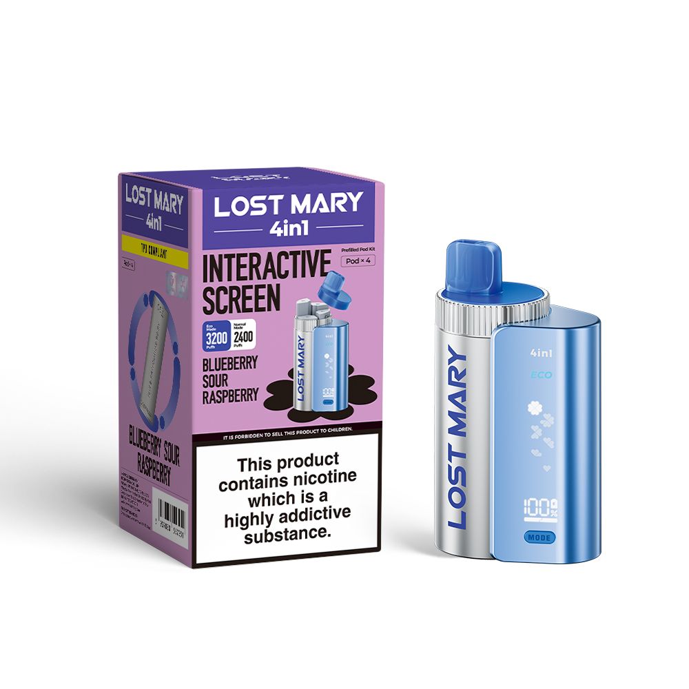 Lost Mary 4-in-1 Pod Kit (BLUE SOUR RASPBERRY)