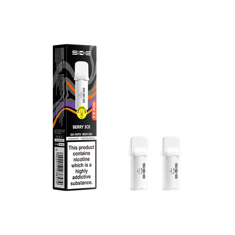 SKE 600 Pro Prefilled Pods 2 Pack (BERRY ICE)