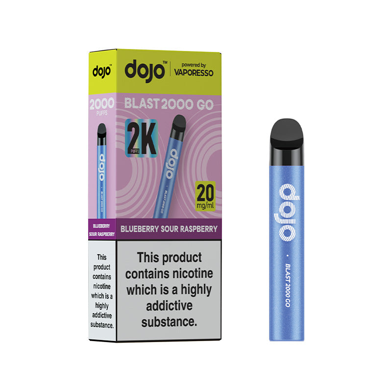 Dojo Blast 2000 Go Prefilled Pod Kit (BLUEBERRY SOUR RASPBERRY)