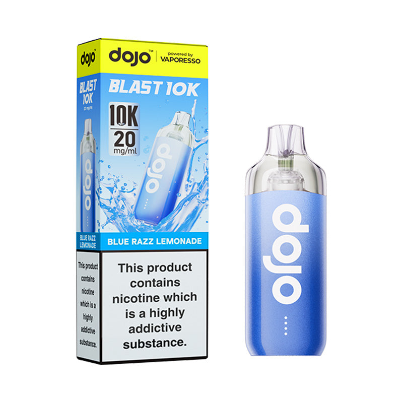 Dojo Blast 10K Big Puff Devices (BLUE RAZZ LEMONADE)