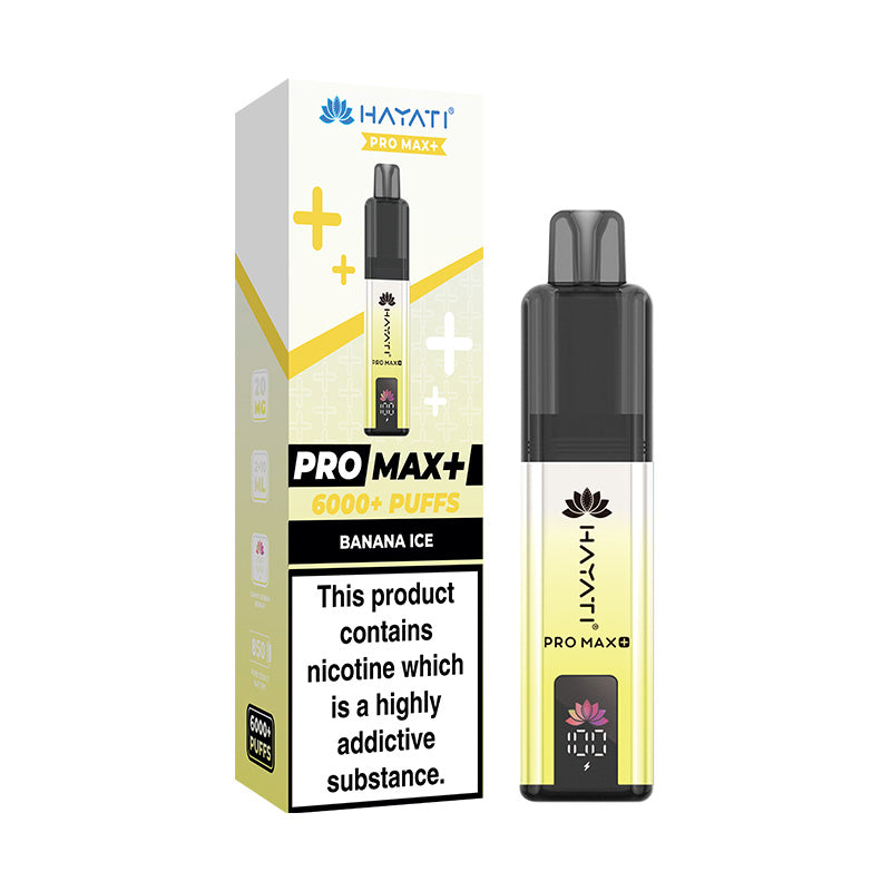 Hayati Pro Max+ 6K Prefilled Pod Kit Banana Ice