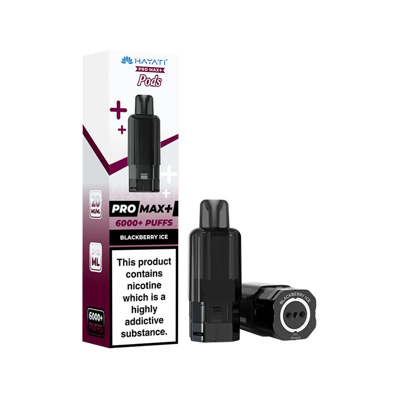 Hayati Pro Max+ 6K Prefilled Replacement Pods Blackberry Ice