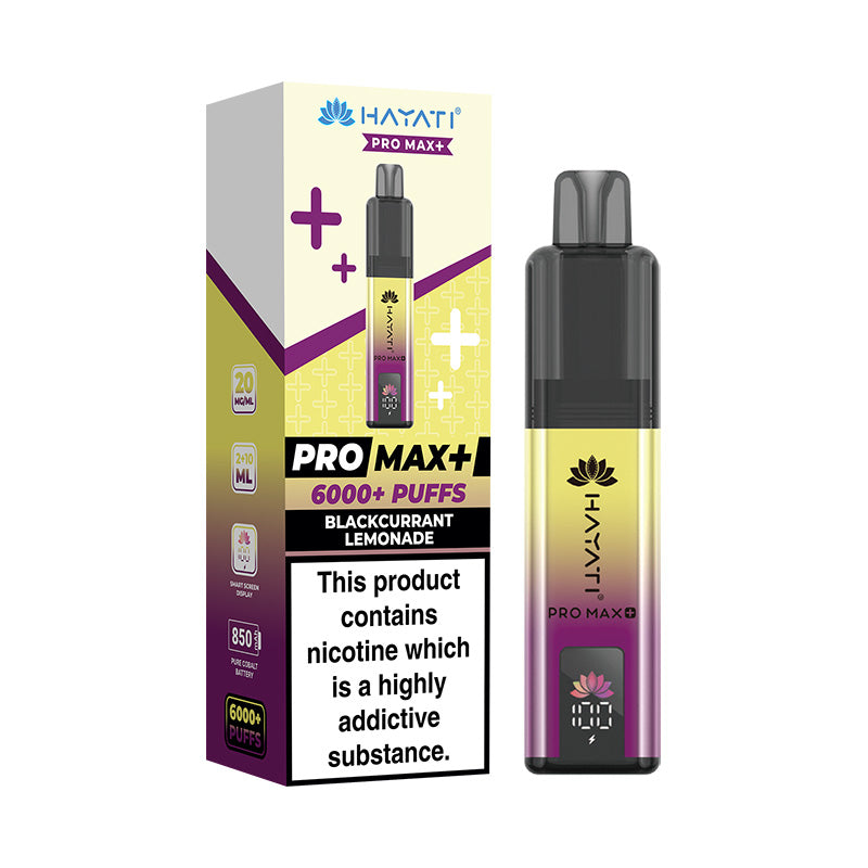 Hayati Pro Max+ 6K Prefilled Pod Kit Blackcurrant Lemonade