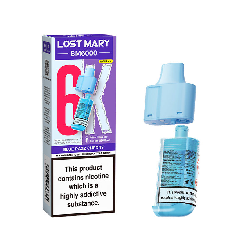 Lost Mary BM6000 Replaceable Pod (BLUE RAZZ CHERRY)