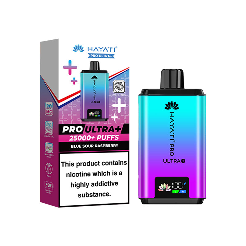 Hayati Pro Ultra+ 25K Prefilled Pod Kit Blue Sour Raspberry