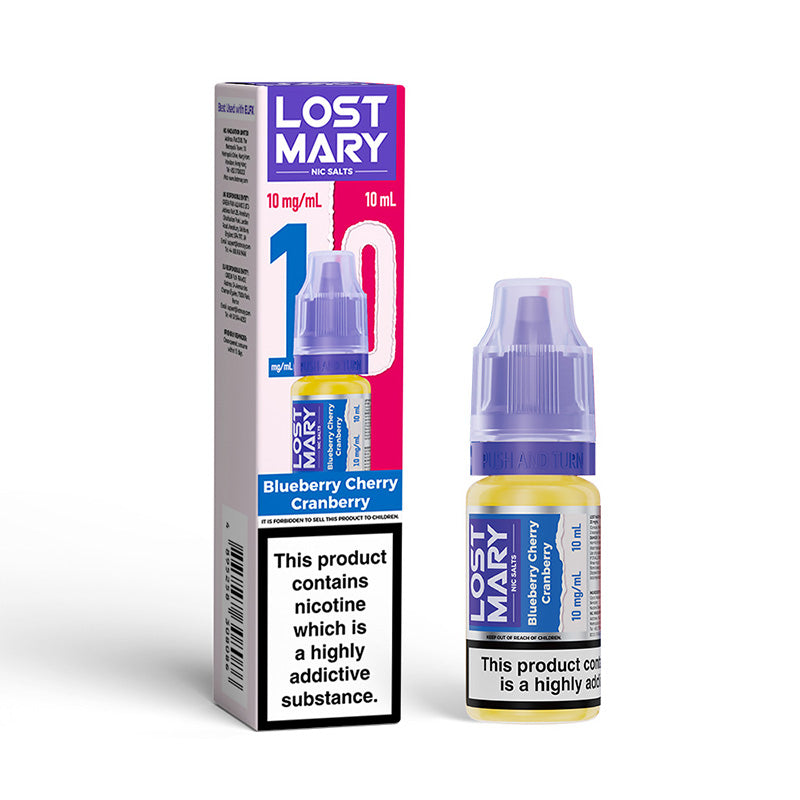 Lost Mary Nic Salt 10mg (BLUEBERRY CHERRY CRANBERRY)