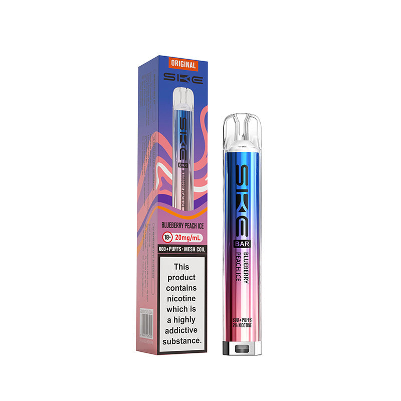 SKE Bar 600 Prefilled Pod Kit (BLUEBERRY PEACH ICE)