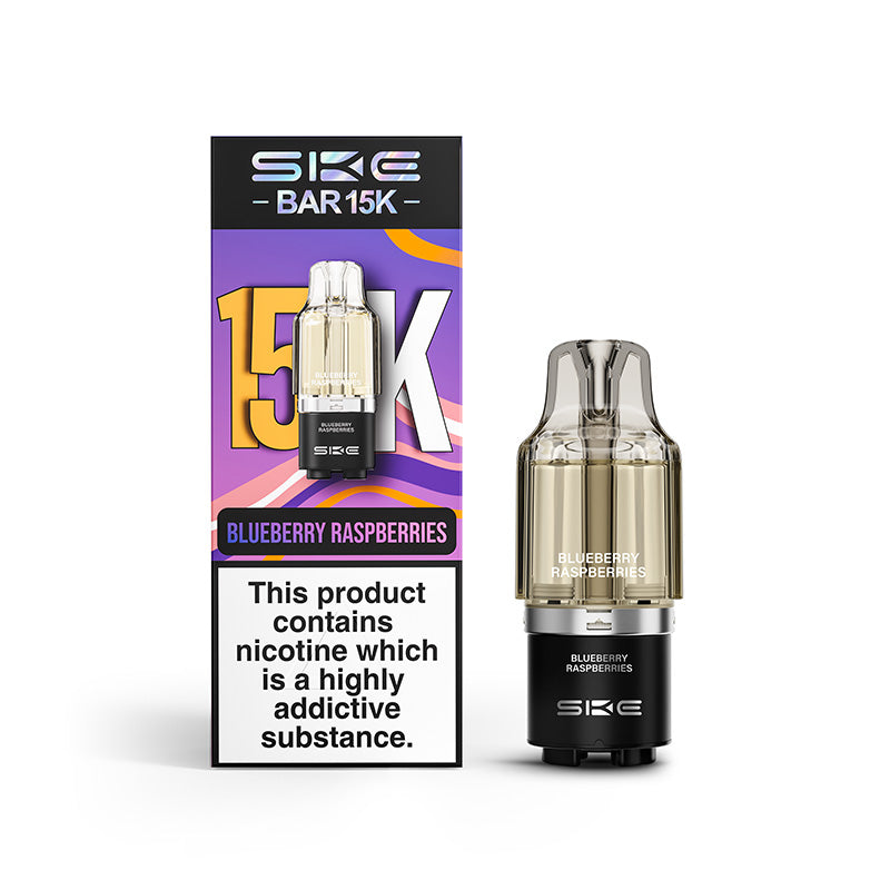 SKE Bar 15K Prefilled Pods (BLUEBERRY RASPBERRIES)