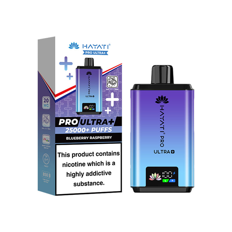 Hayati Pro Ultra+ 25K Prefilled Pod Kit Blueberry Raspberry