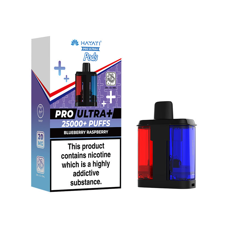 Hayati Pro Ultra+ 25K Prefilled Pods Blueberry Raspberry