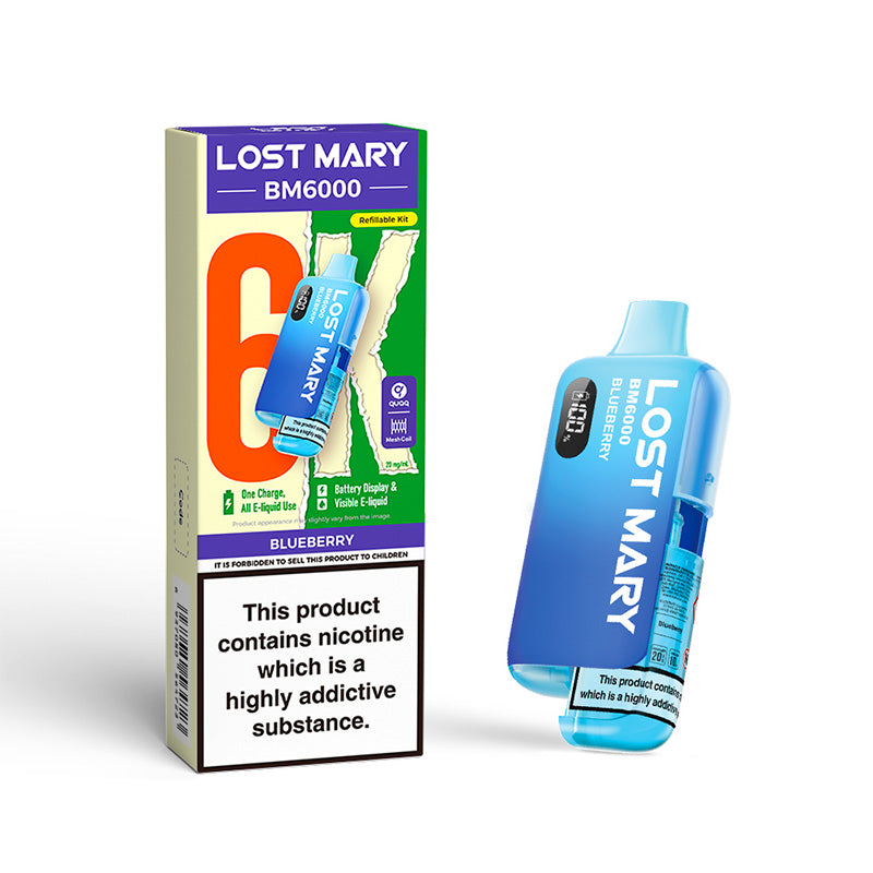 Lost Mary BM6000 Refillable Kit (BLUEBERRY)