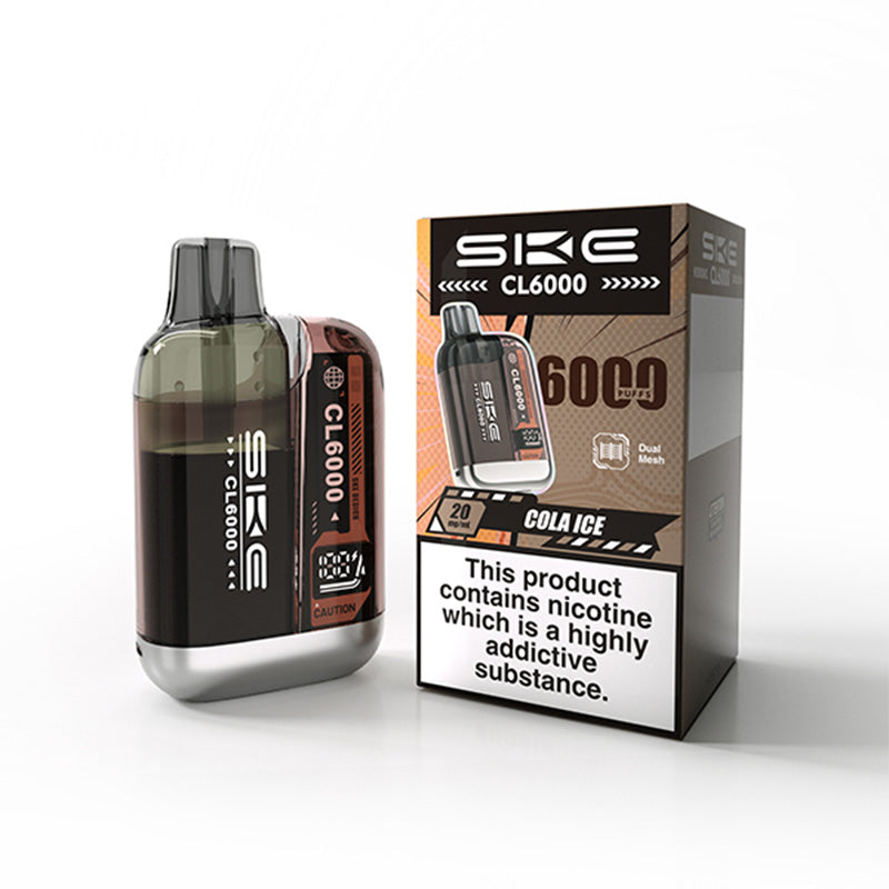 SKE Crystal CL6000 Legal Big Puff Device (COLA ICE)