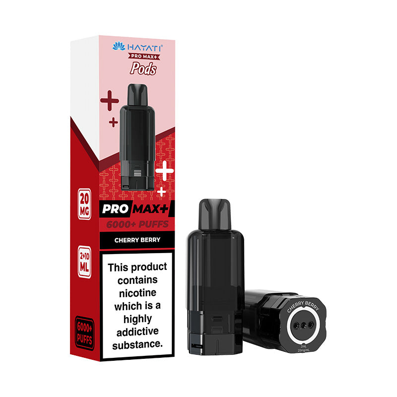 Hayati Pro Max+ 6K Prefilled Replacement Pods Cherry Berry