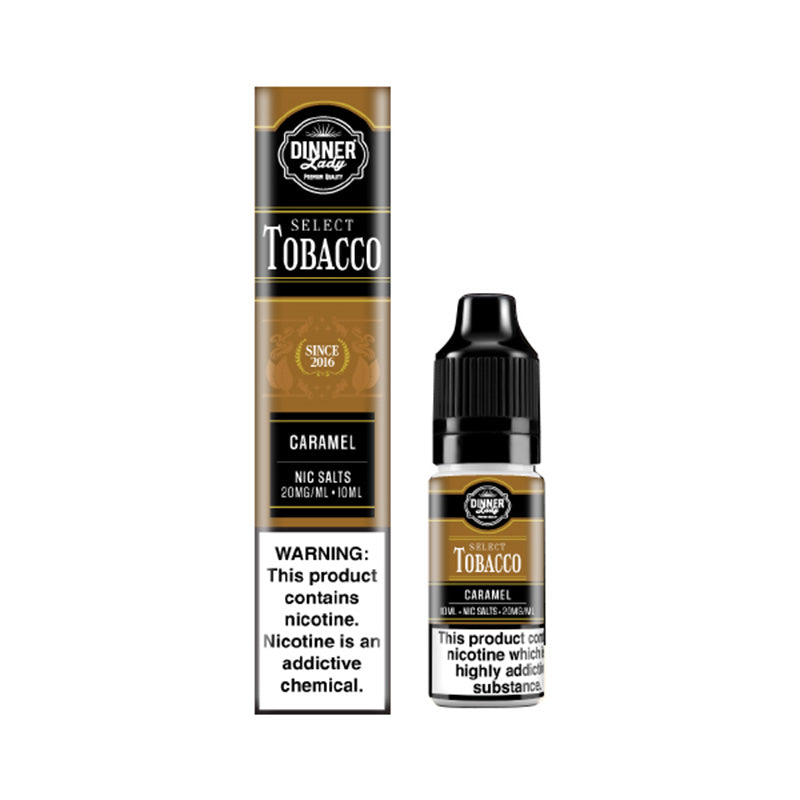 Dinner Lady Select Tobacco Nic Salt 10mg (Caramel)