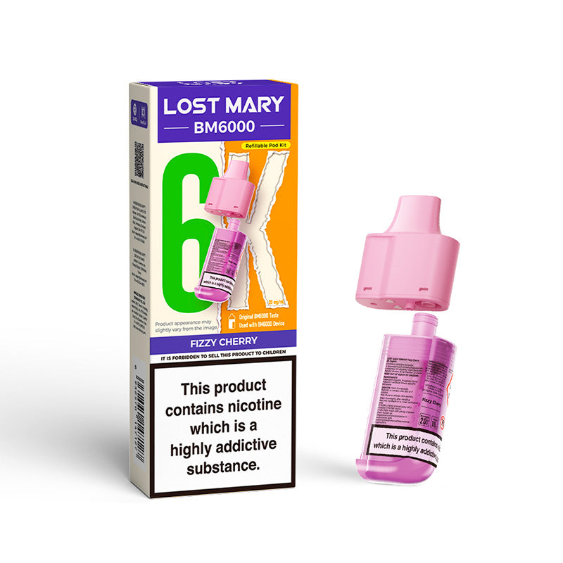 Lost Mary BM6000 Replaceable Pod (FIZZY CHERRY)