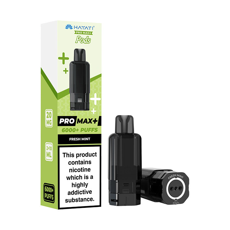 Hayati Pro Max+ 6K Prefilled Replacement Pods Fresh Mint