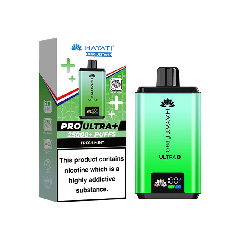 Hayati Pro Ultra+ 25K Prefilled Pod Kit Fresh Mint
