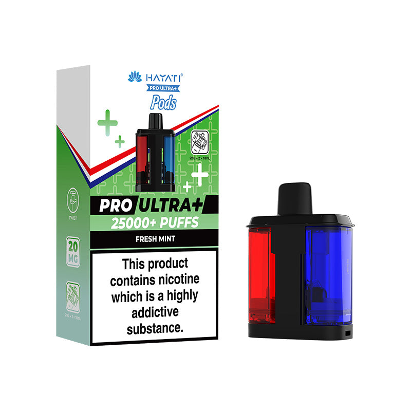 Hayati Pro Ultra+ 25K Prefilled Pods Fresh Mint