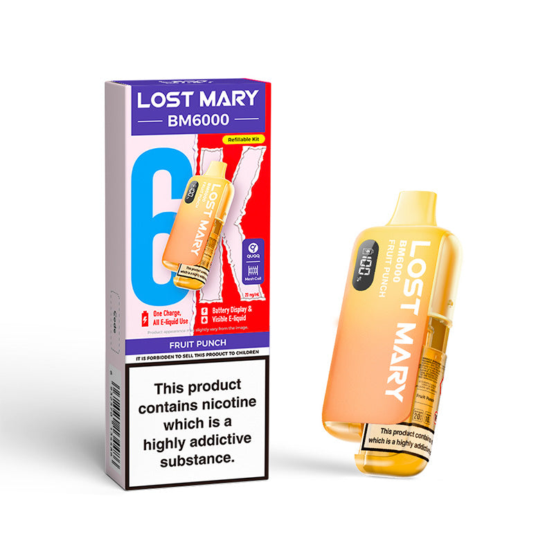 Lost Mary BM6000 Refillable Kit (FRUIT PUNCH)