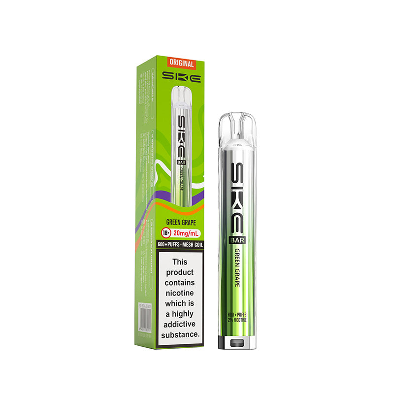 SKE Bar 600 Prefilled Pod Kit (GREEN GRAPE)