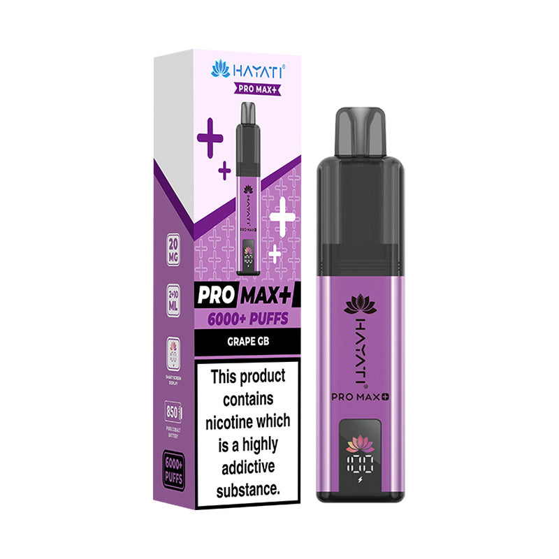 Hayati Pro Max+ 6K Prefilled Pod Kit Grape GB