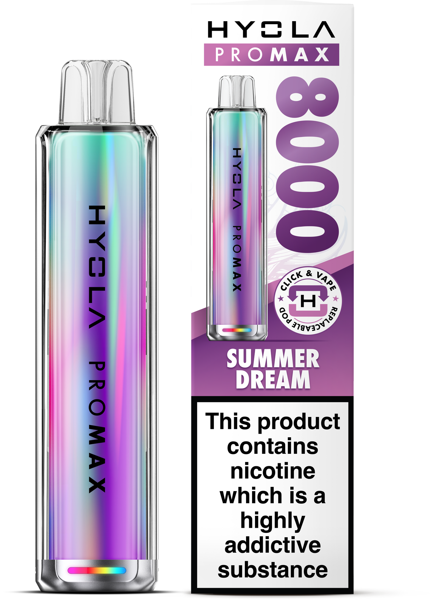 Hyola Pro Max 8000 Prefilled Pod Kit (Summer Dream)