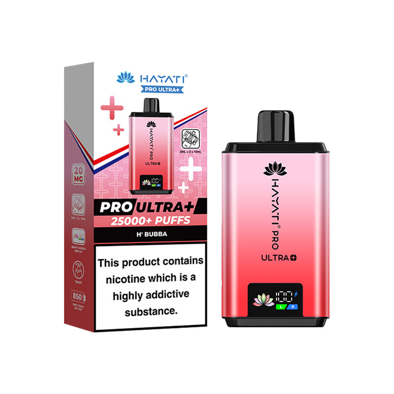 Hayati Pro Ultra+ 25K Prefilled Pod Kit H'Bubba
