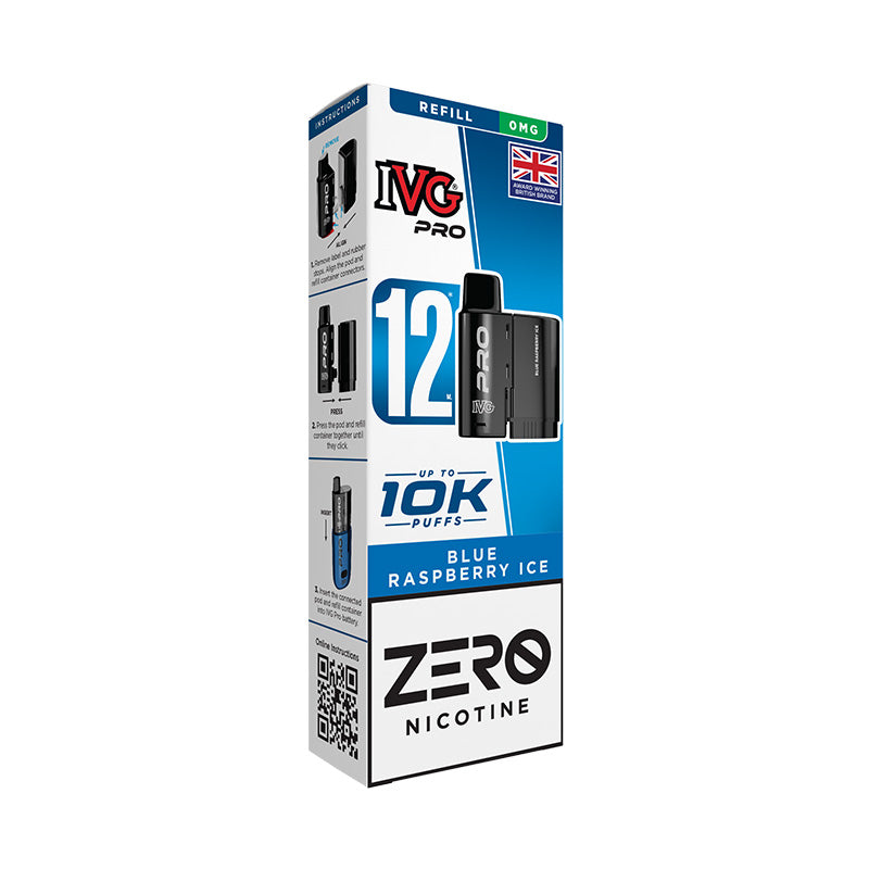 IVG Pro 12 0mg Prefilled Pod (BLUE RASPBERRY ICE)