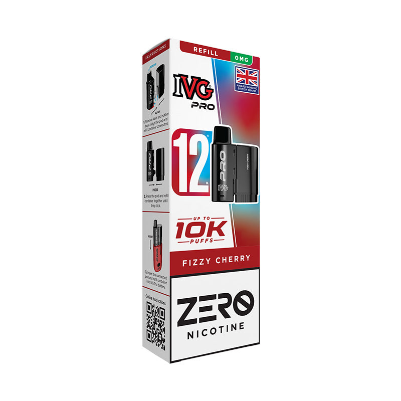 IVG Pro 12 0mg Prefilled Pod (FIZZY CHERRY)
