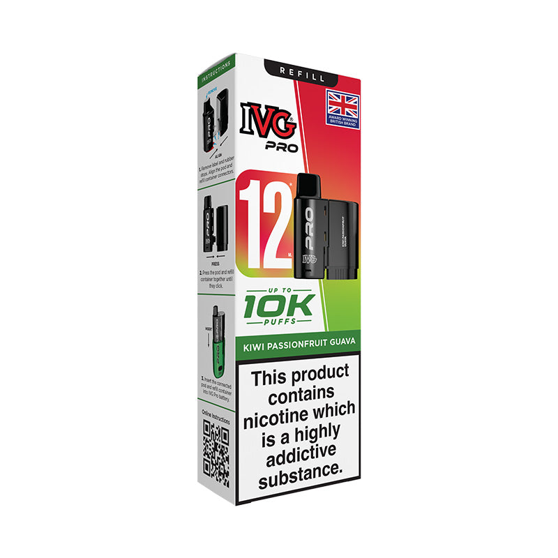 IVG Pro 12 20mg Prefilled Pod (KIWI PASSIONFRUIT GUAVA)