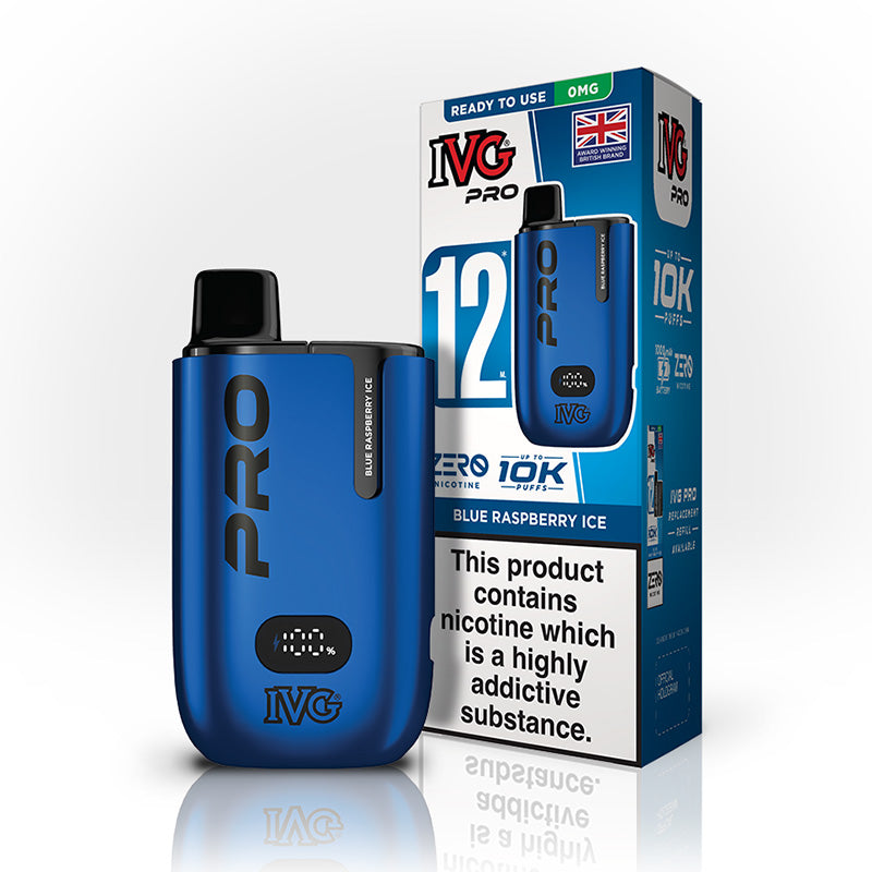 Pro 12 0mg Prefilled Pod Kit (BLUE RASPBERRY ICE)