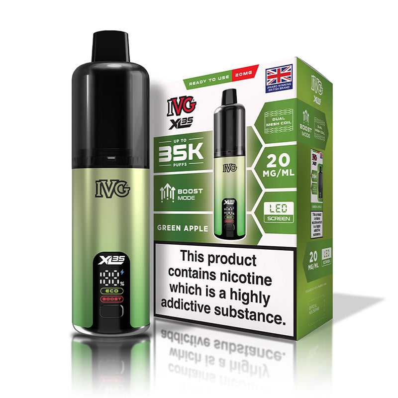 IVG XL 35K Prefilled Pod Kit (GREEN APPLE)