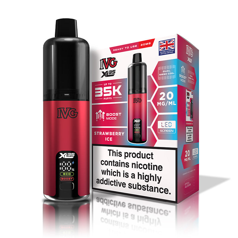 IVG XL 35K Prefilled Pod Kit (STRAWBERRY ICE)