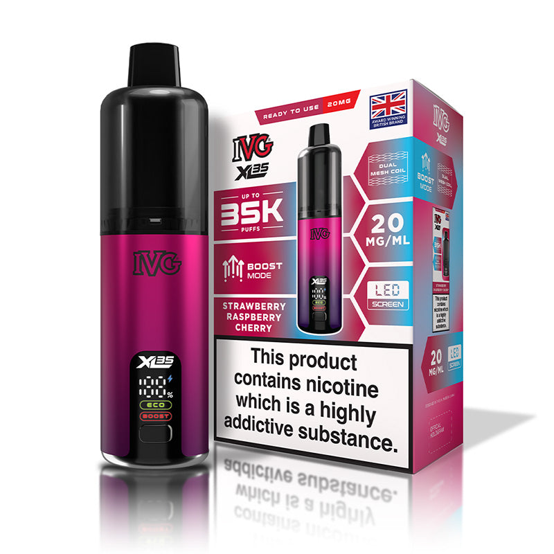 IVG XL 35K Prefilled Pod Kit (STRAWBERRY RASPBERRY CHERRY)