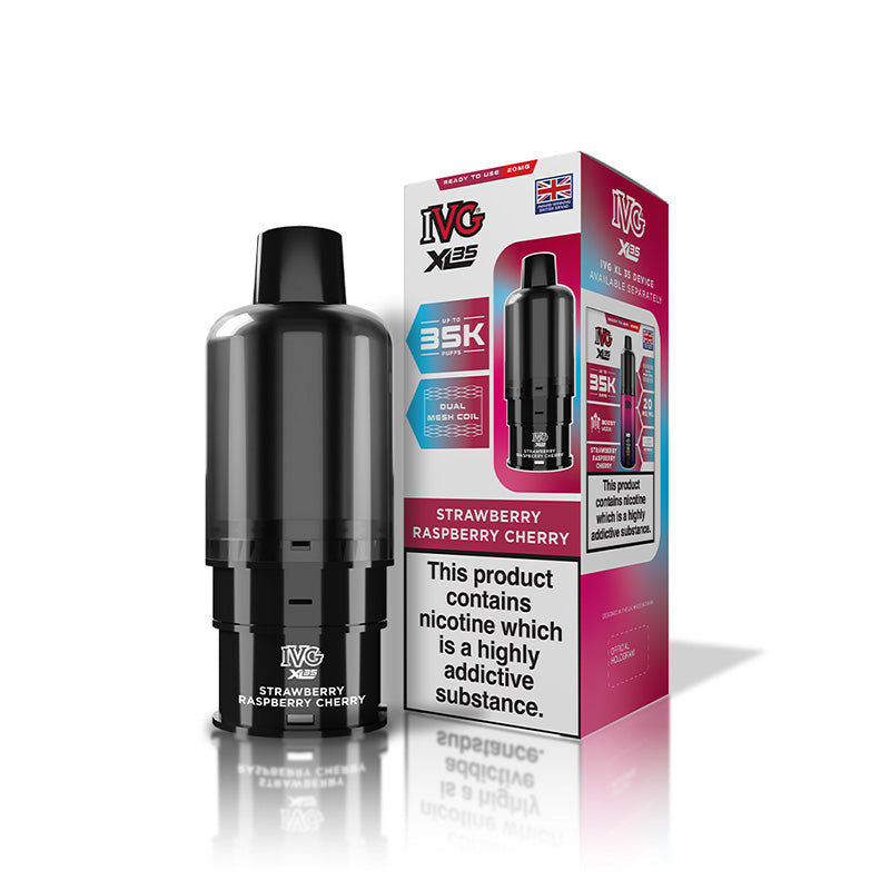 IVG XL 35K Prefilled Pod (STRAWBERRY RASPBERRY CHERRY)