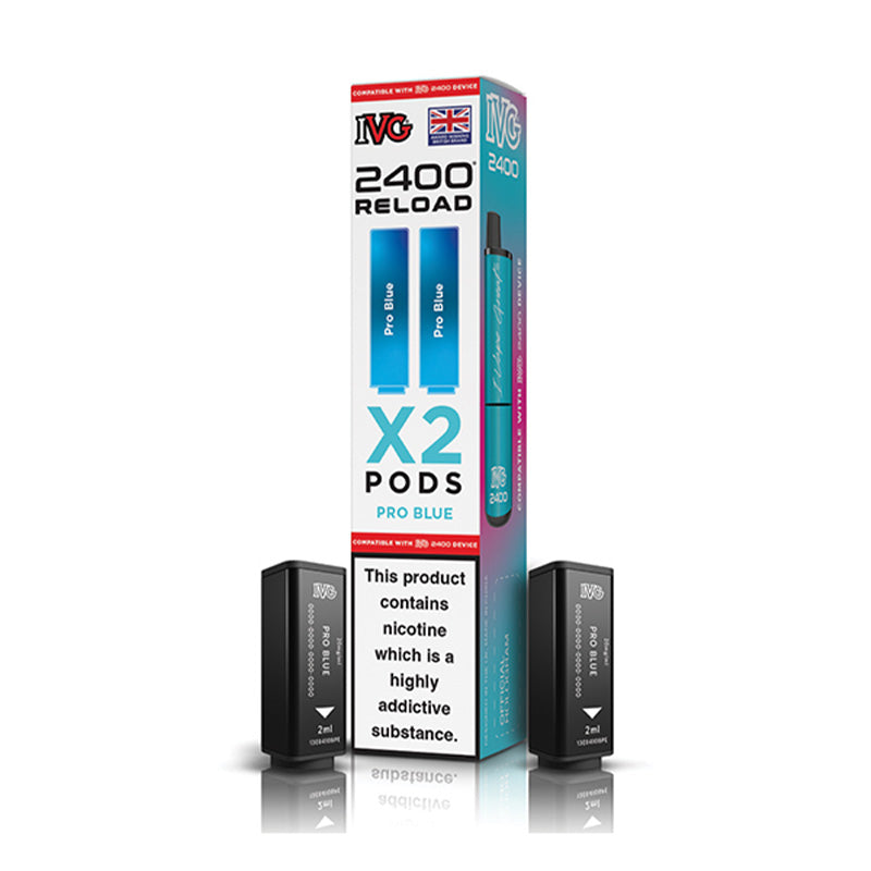 IVG 2400 2 In 1 Prefilled Pods (PRO BLUE)