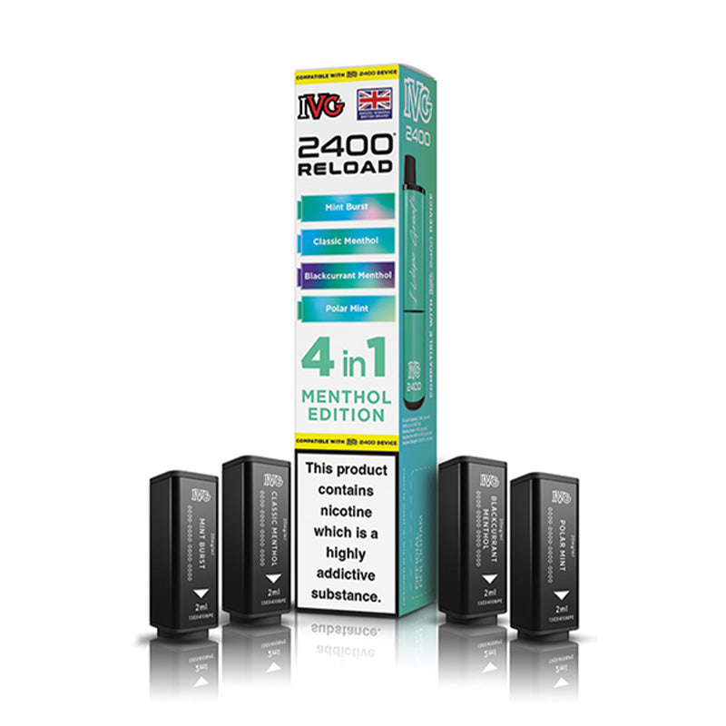 IVG 2400 4 In 1 Prefilled Pods (MENTHOL EDITION)