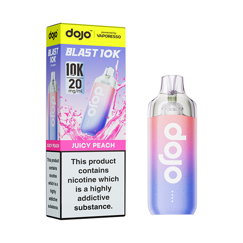 Dojo Blast 10K Big Puff Devices (JUICY PEACH)