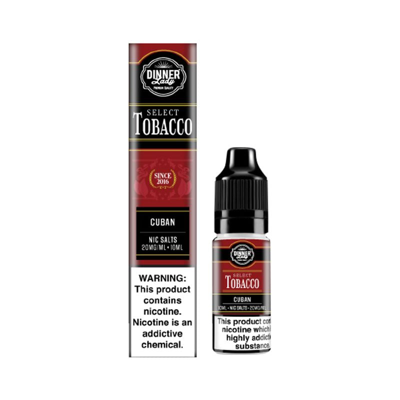 Dinner Lady Select Tobacco Nic Salt 20mg (Cuban)