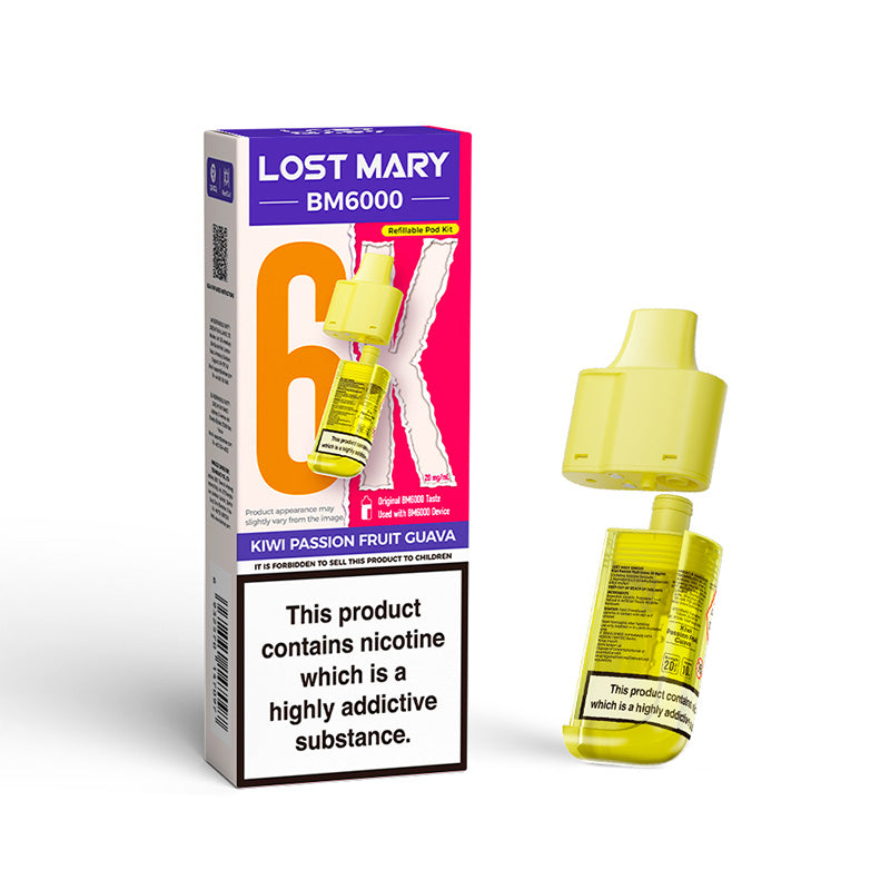 Lost Mary BM6000 Replaceable Pod (KIWI PASSIONFRUIT GUAVA)