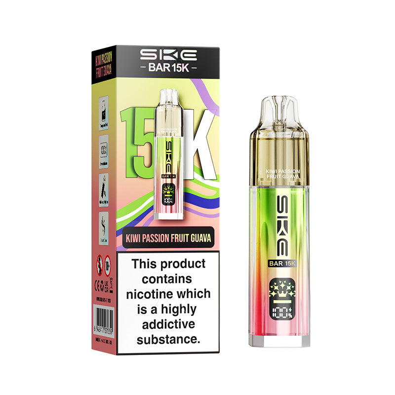 SKE Bar 15K Prefilled Pod Kit (KIWI PASSIONFRUIT GUAVA)