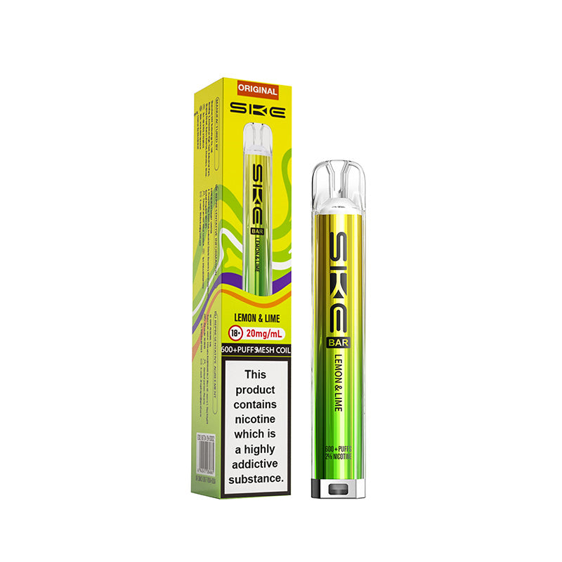 SKE Bar 600 Prefilled Pod Kit (LEMON & LIME)
