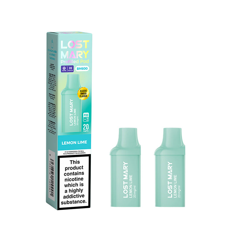 Lost Mary BM600 Prefilled Pods (LEMON LIME)