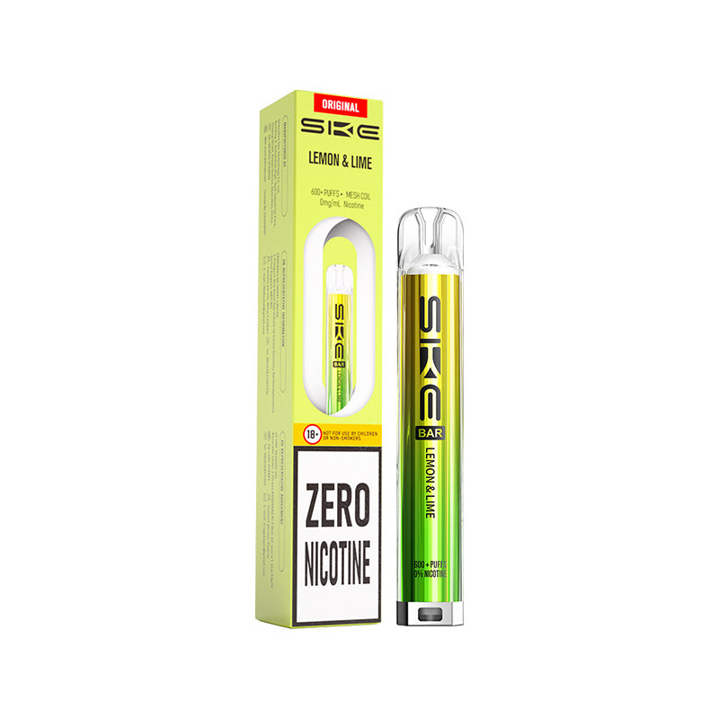 SKE Bar 600 Prefilled Pod Kit 0mg Lemon & Lime