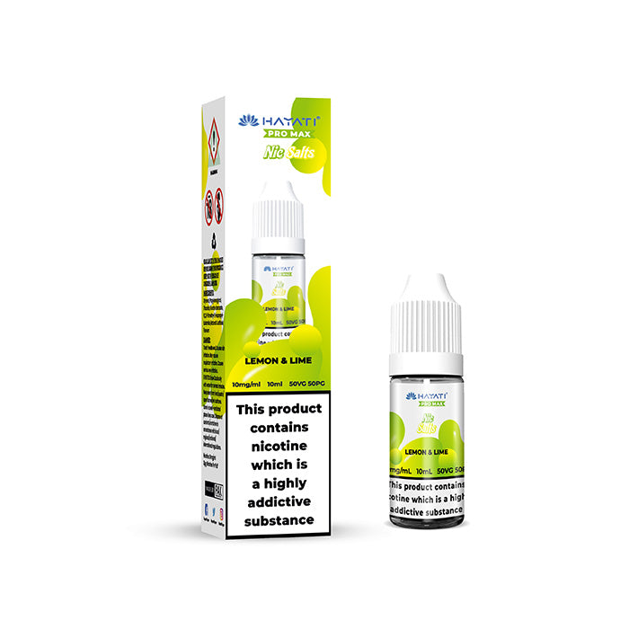Hayati Pro Max Nic Salt 10mg Lemon & Lime